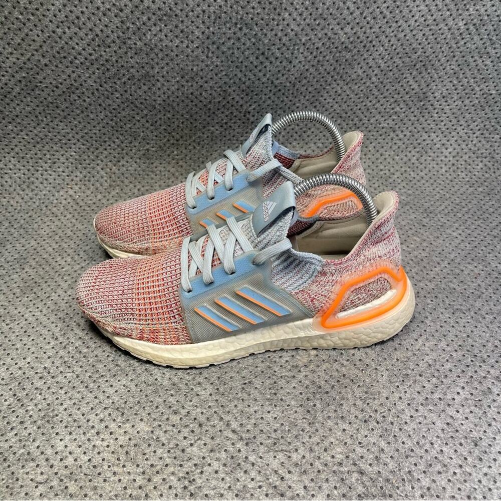 Adidas Ultraboost 19 Blue Coral Running Shoes Size 7 Womens
